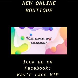 NEW ONLINE FACEBOOK: go follow Kay’s Lace VIP